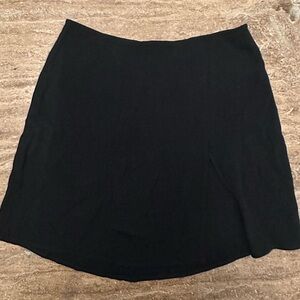 Reformation Black Mini Skirt with Slit